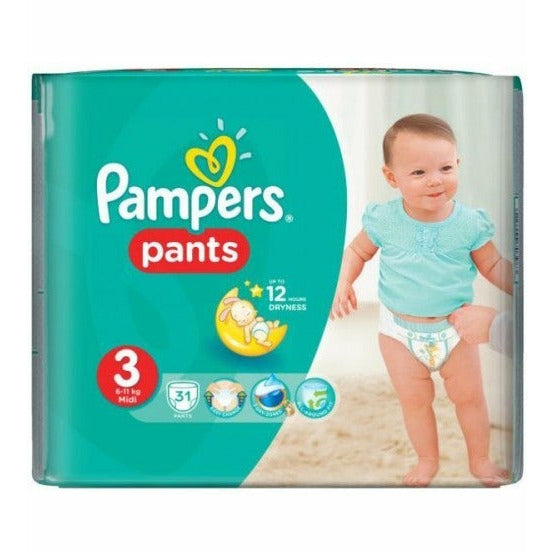 Pampers Pants Size 3 Midi 31 Pack