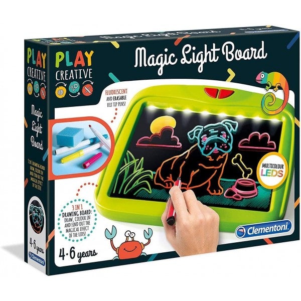Clementoni Play Creative Magic Light Board 4-6Y