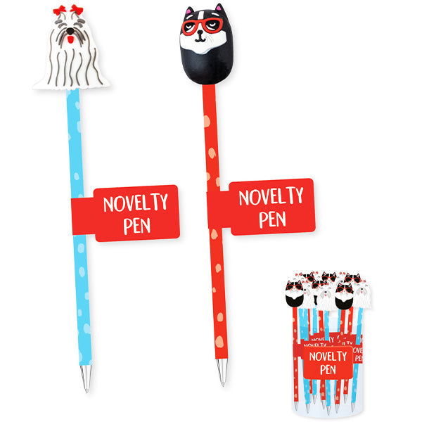Pibi Purrfect Pets Novelty Pen Assorted Age-3 Years & Above