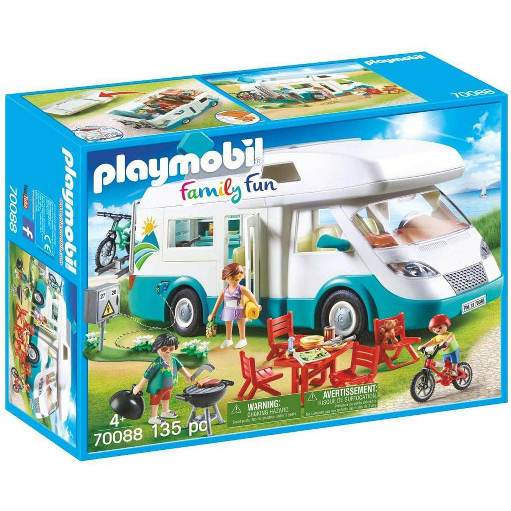 PLAYMOBIL Family Camper Vehicle Playset Age 4Y+