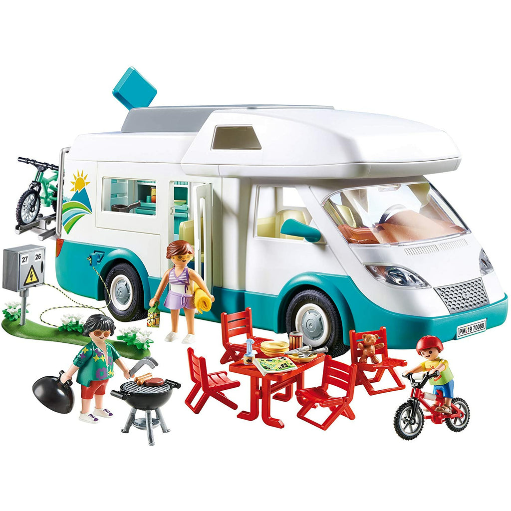 PLAYMOBIL Family Camper Vehicle Playset Age 4Y+