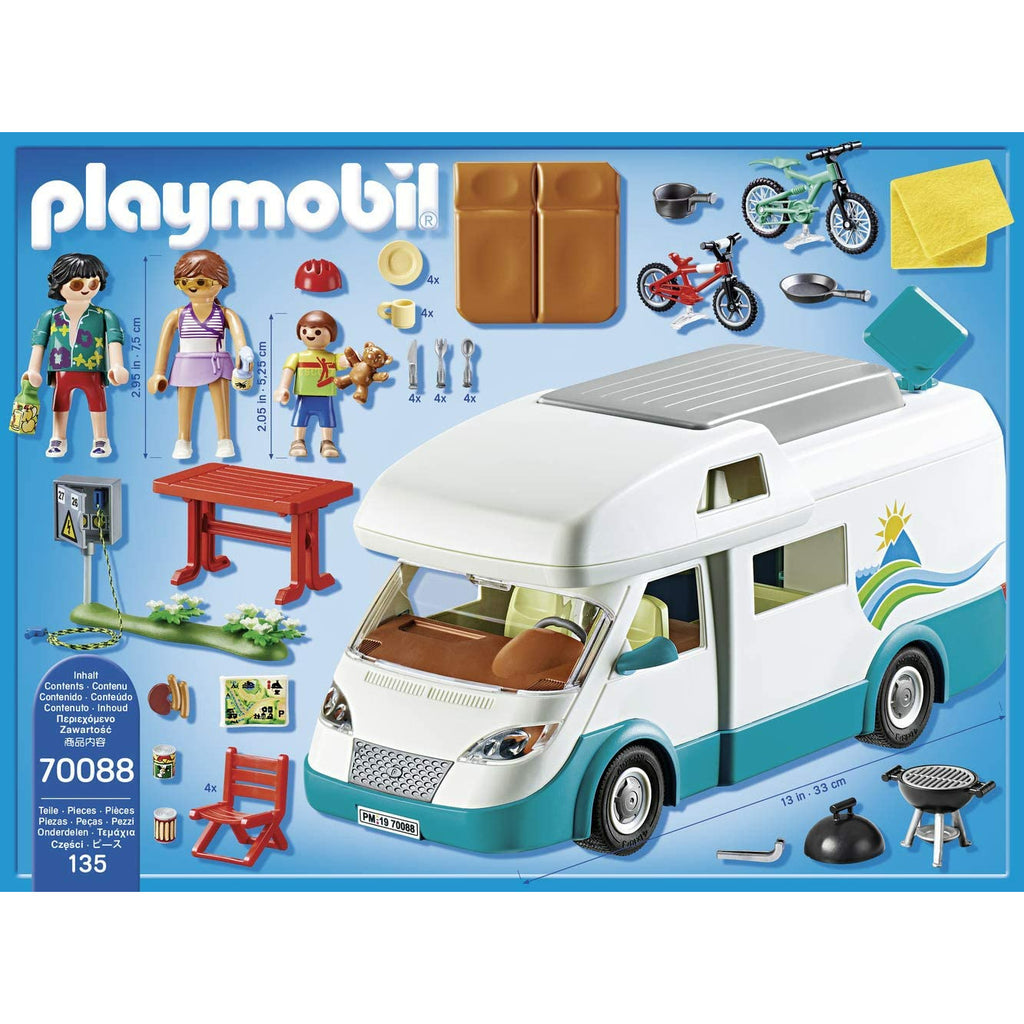 PLAYMOBIL Family Camper Vehicle Playset Age 4Y+