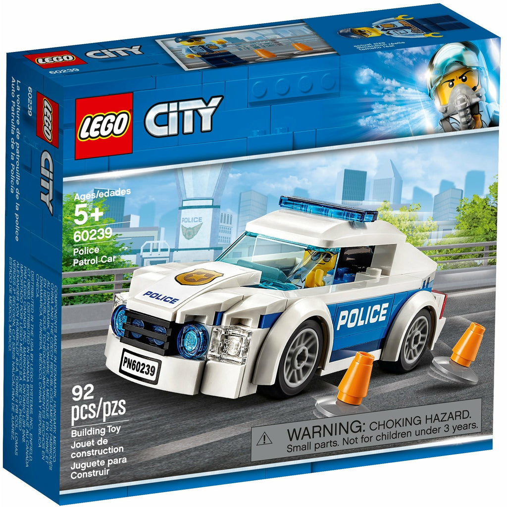 Lego® City Police Patrol Car Building set 7Y+