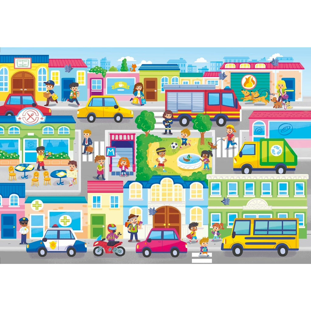 Clementoni In The City Supercolor Puzzle 104 Pieces 6Y+