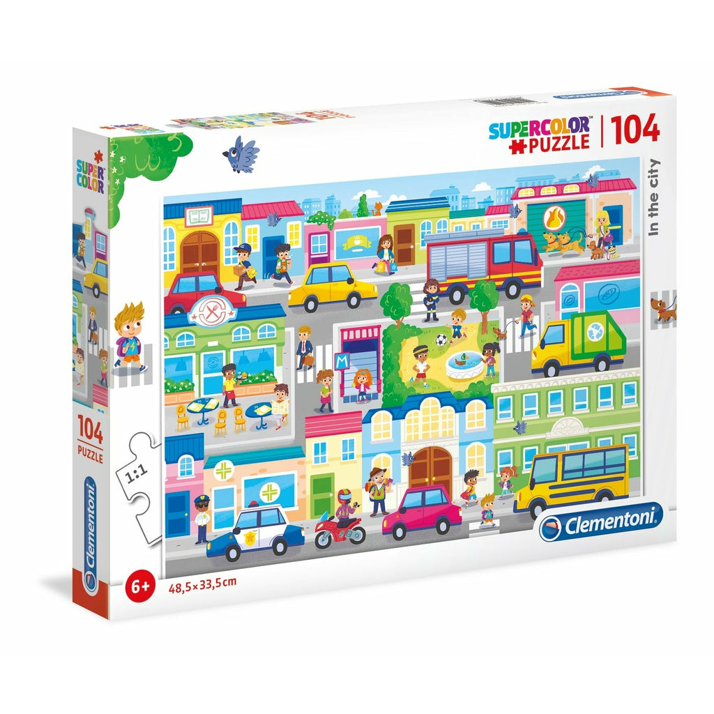 Clementoni In The City Supercolor Puzzle 104 Pieces 6Y+