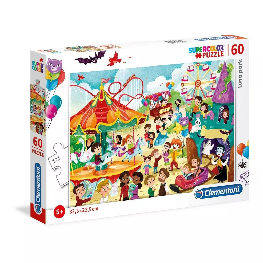 Clementoni luna Park Supercolor Puzzle 60 Pieces 5Y+