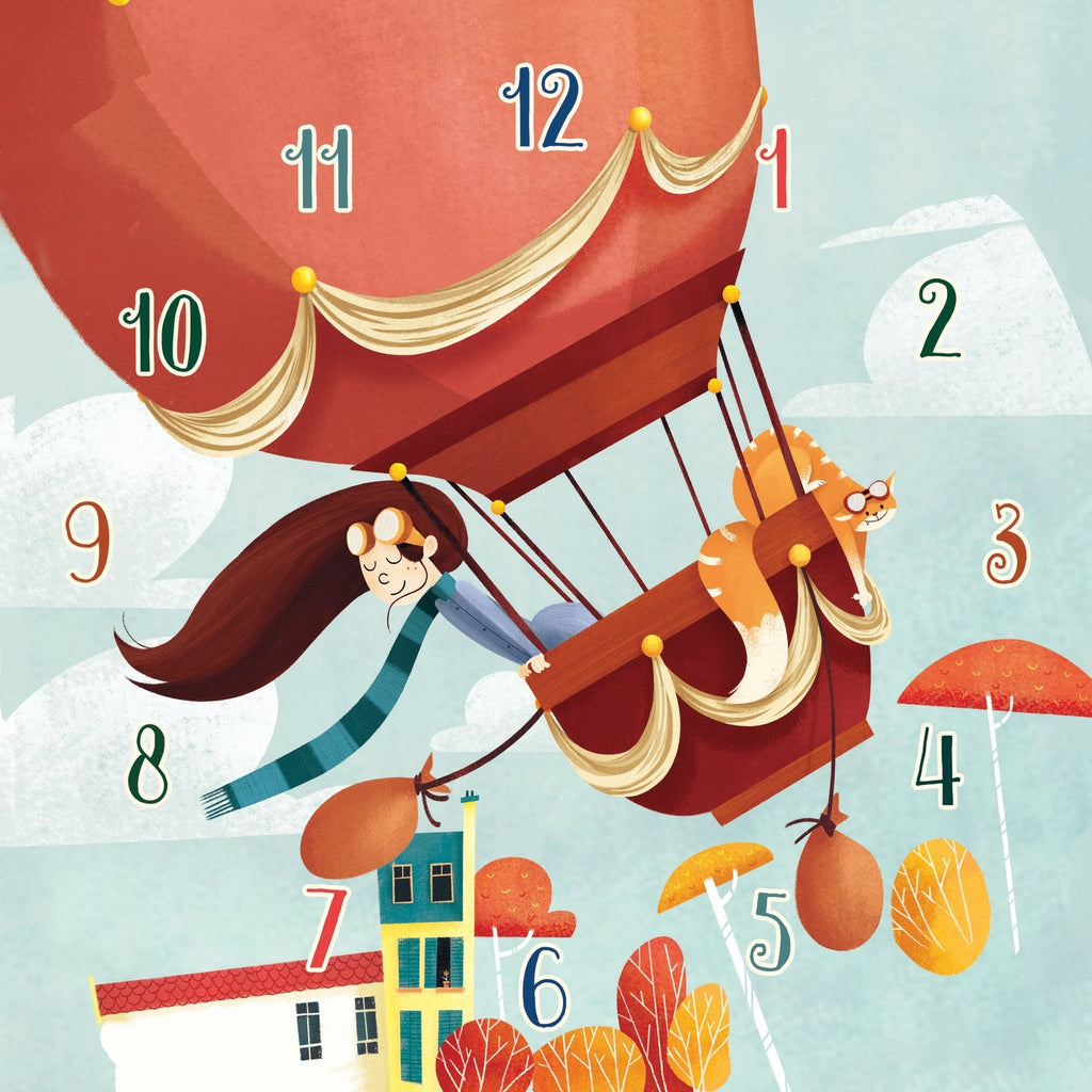 Clementoni Balloon In The Wind Clock Supercolor Puzzle 96 Pieces 6Y+