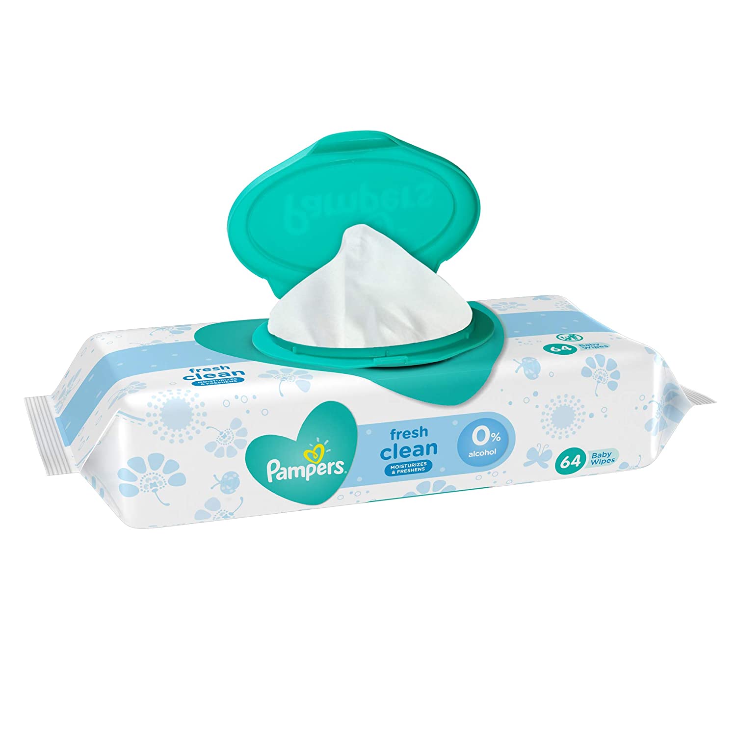 Pampers Baby Wipes Fresh 64 Sheets Peekaboo