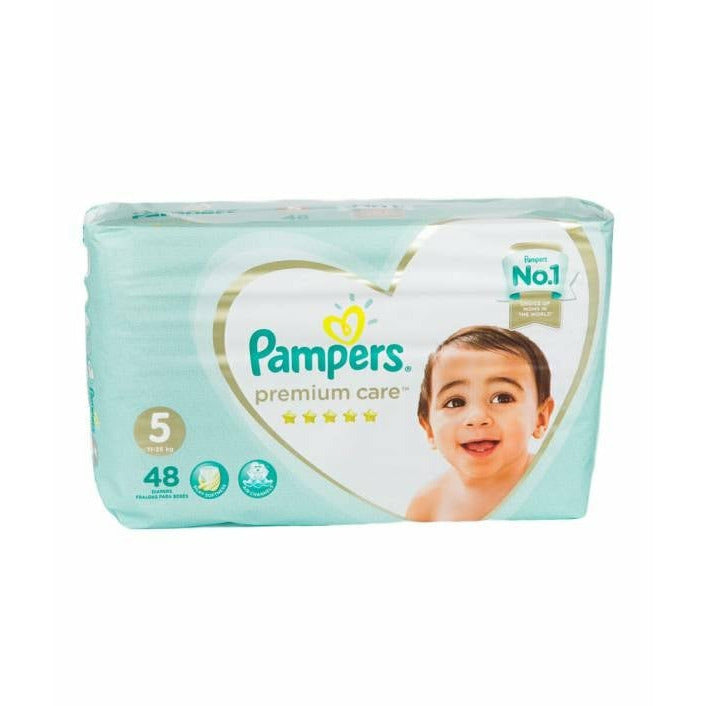 Pampers Premium Care Daipers Size-5 48 Pieces 11-25kg