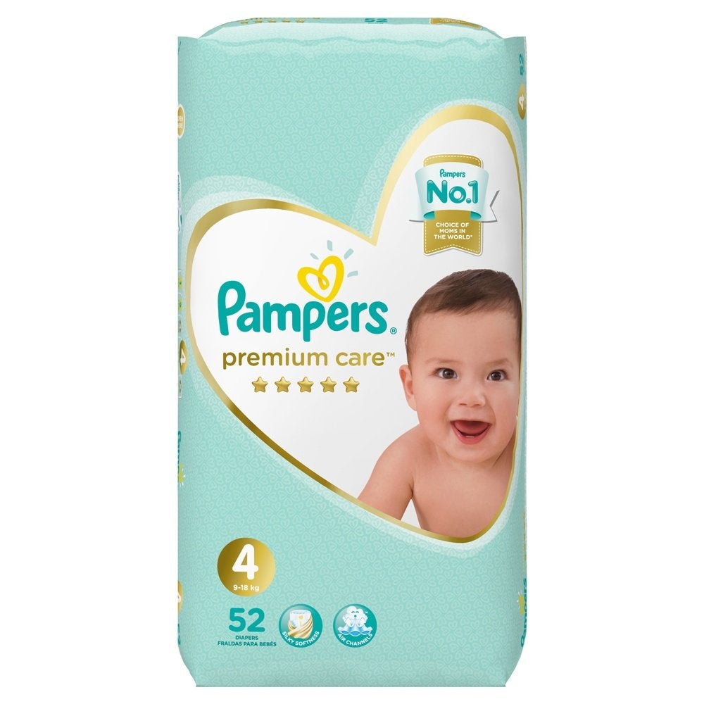 Pampers Premium Care Size 4 Maxi 52 Pieces