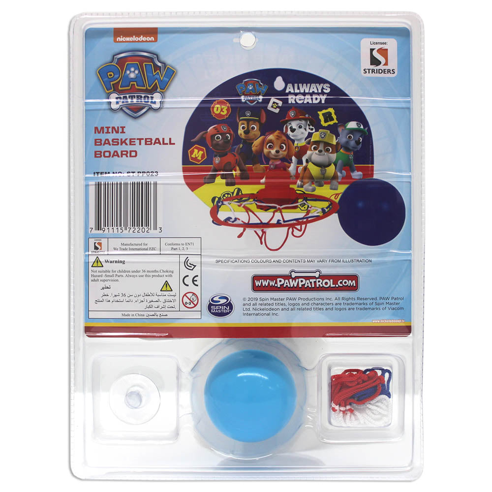 Paw Patrol Mini Basketball Board Multicolour Age-4 Years & Above