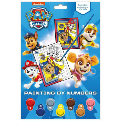 Paw Patrol Painting By Numbers Set Multicolor Age-3 Years & Above