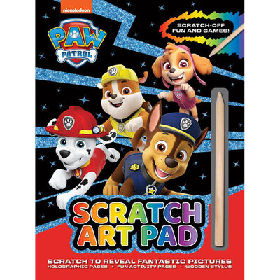 Paw Patrol Scratch Art Pad Multicolor Age-3 Years & Above