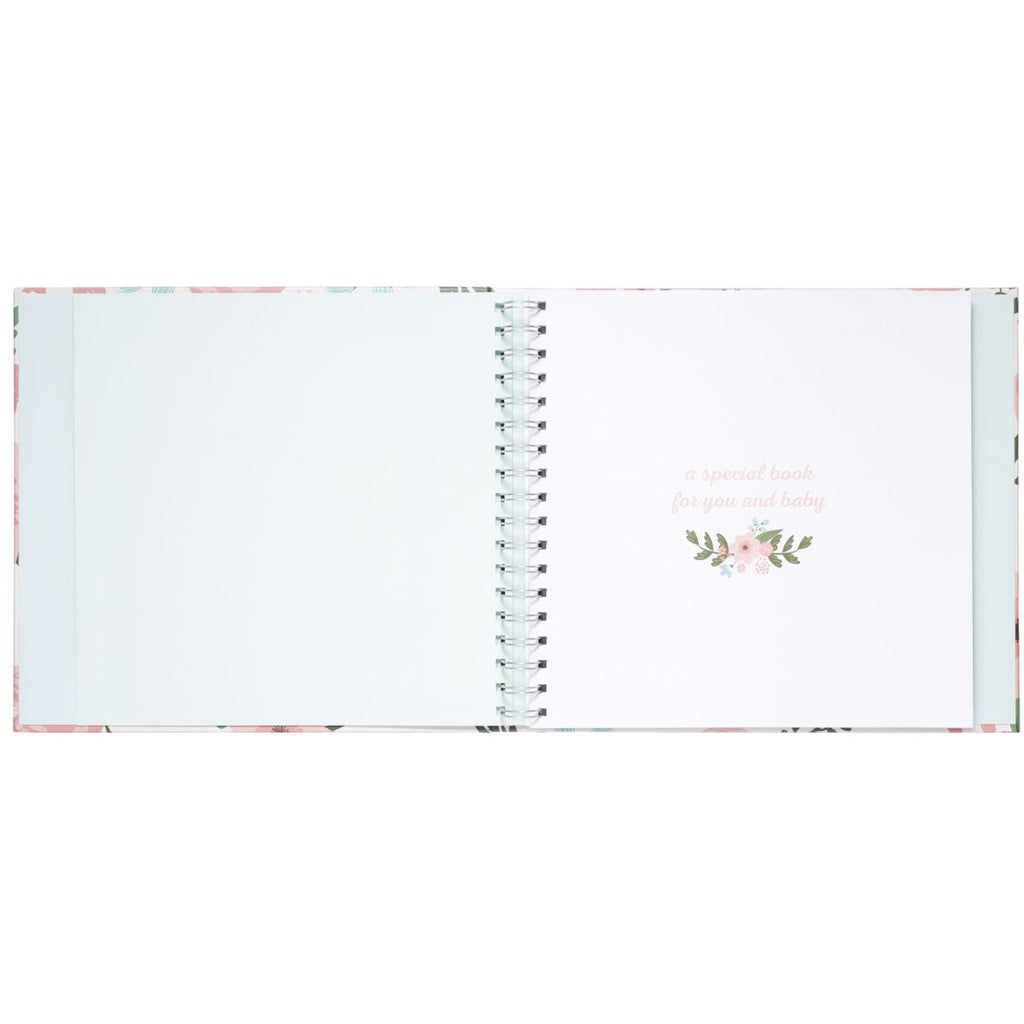 Pearhead Baby’s Memory Book with 16 Sticker Floral Age-Newborn & Above