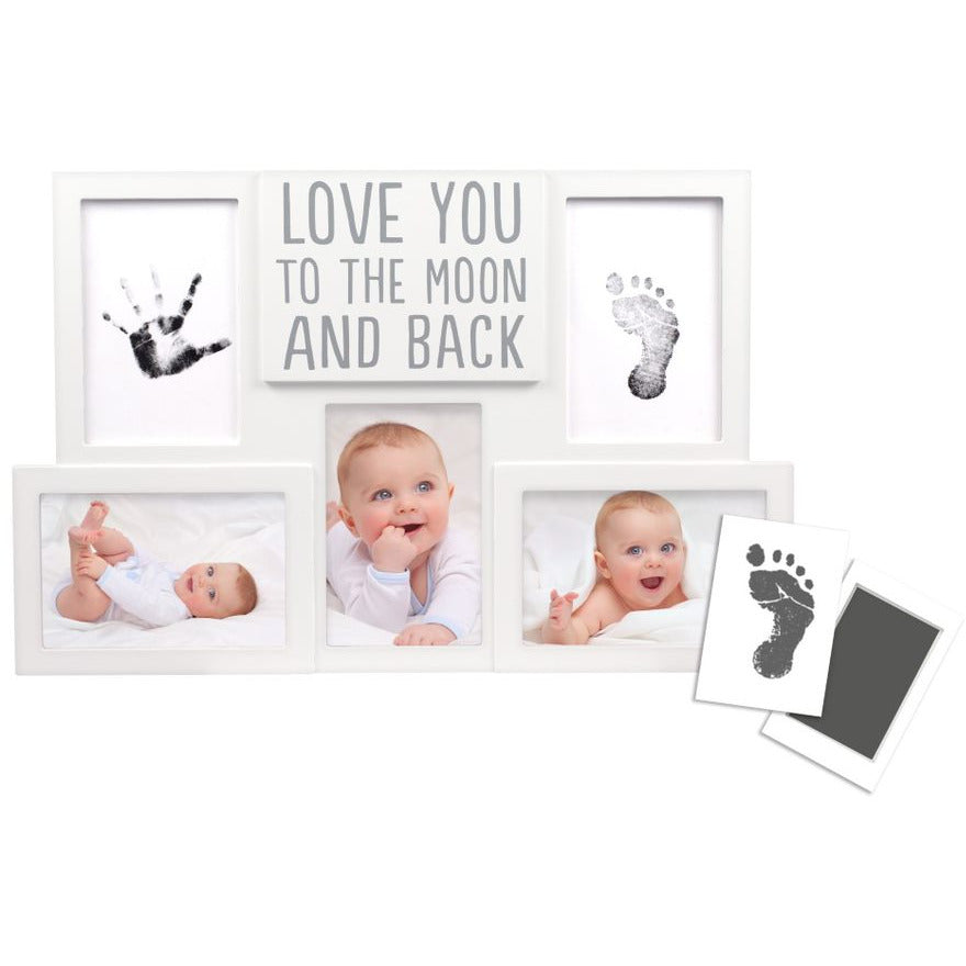 Pearhead Babyprints Collage Frame Love You to the Moon and Back White Age-Newborn & Above