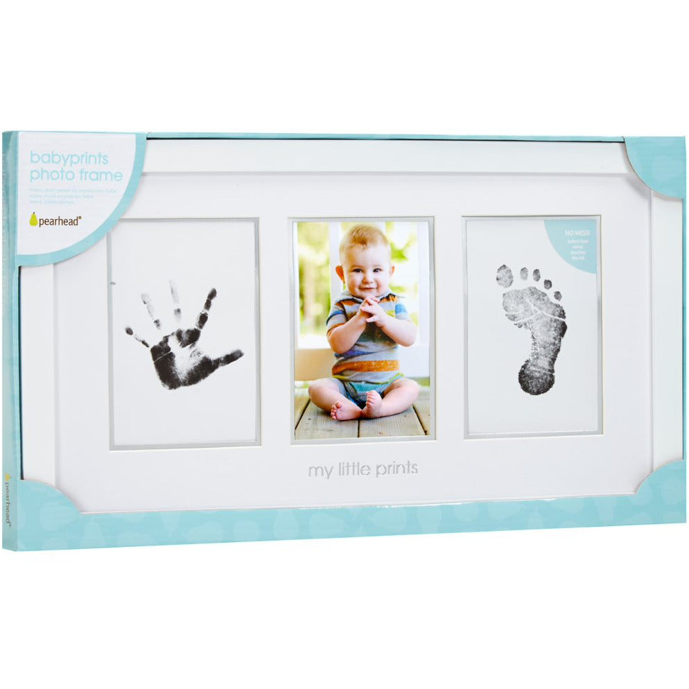 Pearhead Babyprints Photo Frame White Age-Newborn & Above