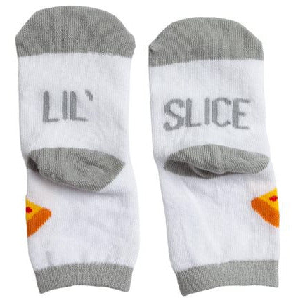 Pearhead Daddy & Baby's Matching Socks Set White & Grey Age-18 Months to 24 Months