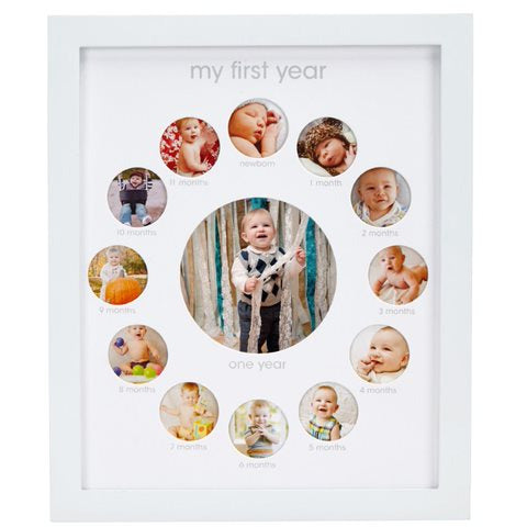 Pearhead First Year Circle Frame White Age-Newborn to 12 Months