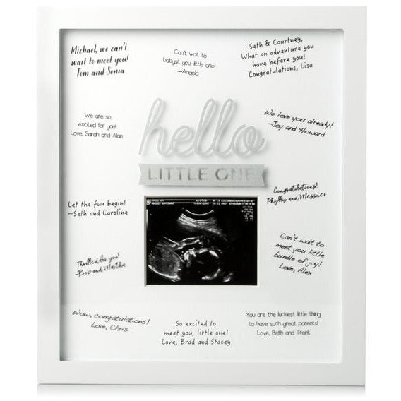 Pearhead “Hello Little One” Sonogram Signature Frame White