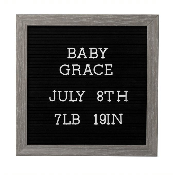 Pearhead Letterboard Chalk Set Dark Grey Age-Newborn & Above