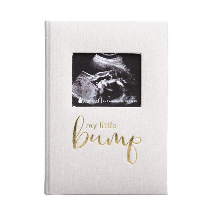Pearhead Linen Pregnancy Journal Ivory Age-Newborn & Above