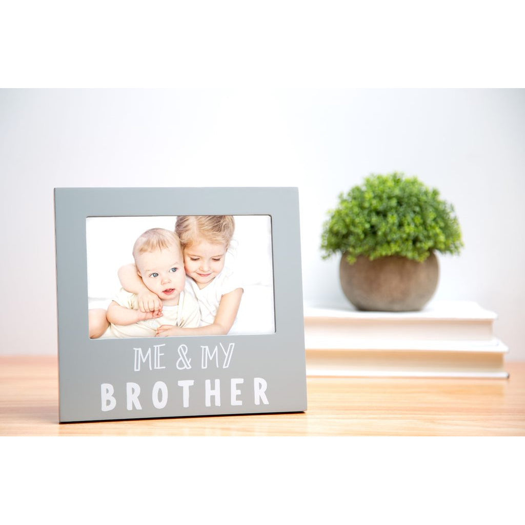 Pearhead “Me and My Brother” Sentiment Frame Grey Age-Newborn & Above