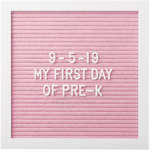 Pearhead Milestone Letter Board Pink Age-3 Years & Above