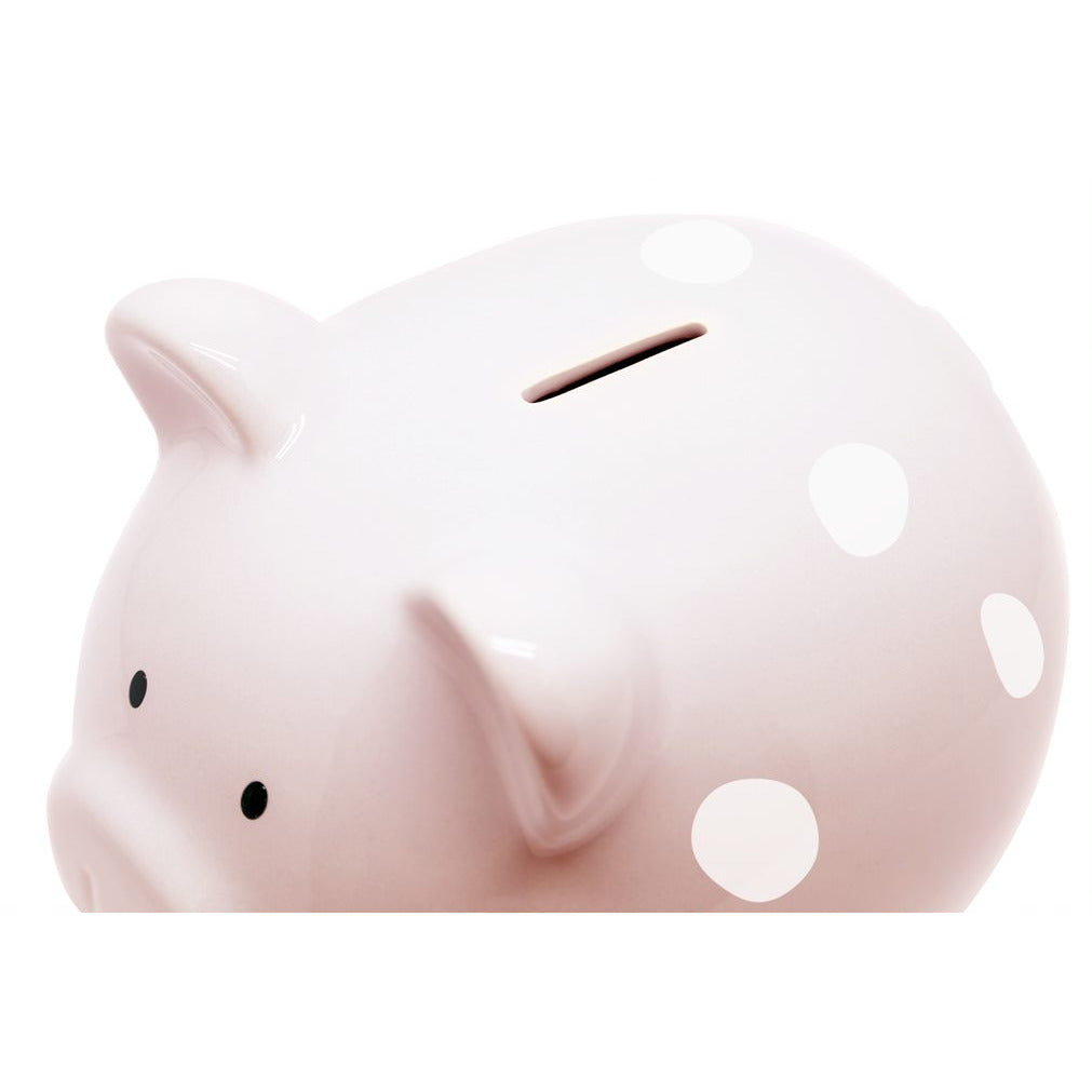 Pearhead Piggy Bank Pink Polka Age-3 Years & Above