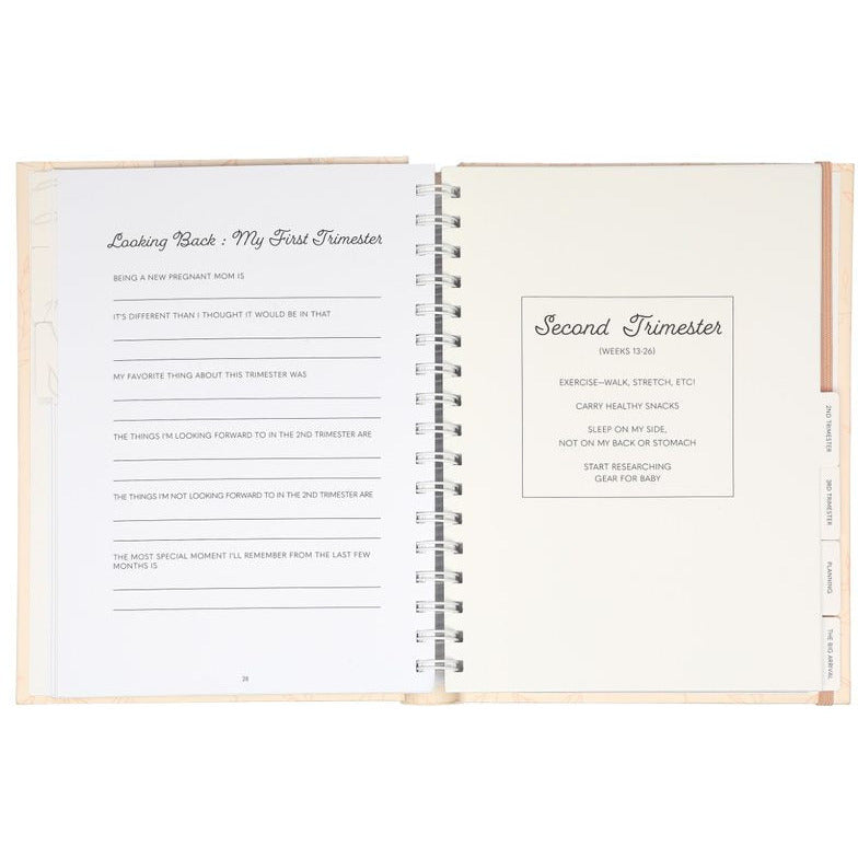 Pearhead Pregnancy Journal Blush Pink Age-Newborn & Above