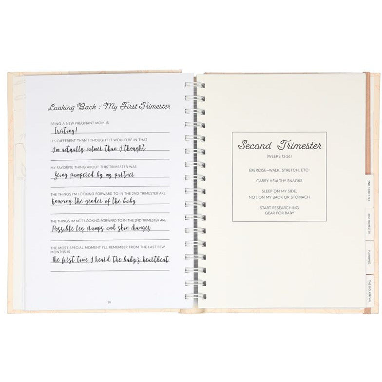Pearhead Pregnancy Journal Blush Pink Age-Newborn & Above