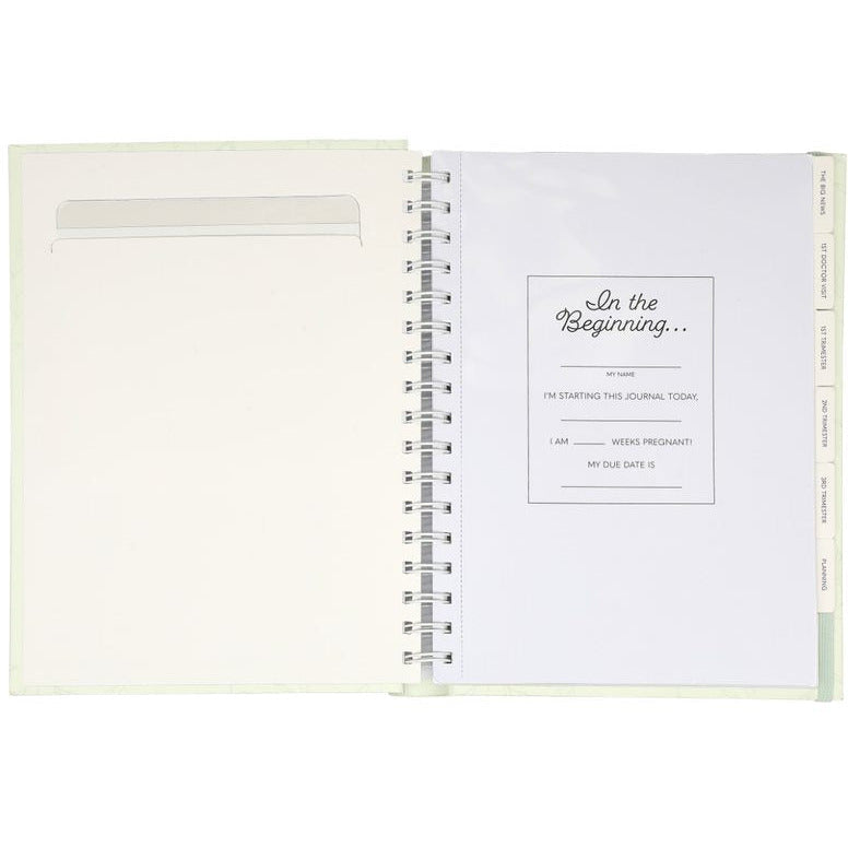 Pearhead Pregnancy Journal Sage Age-Newborn & Above