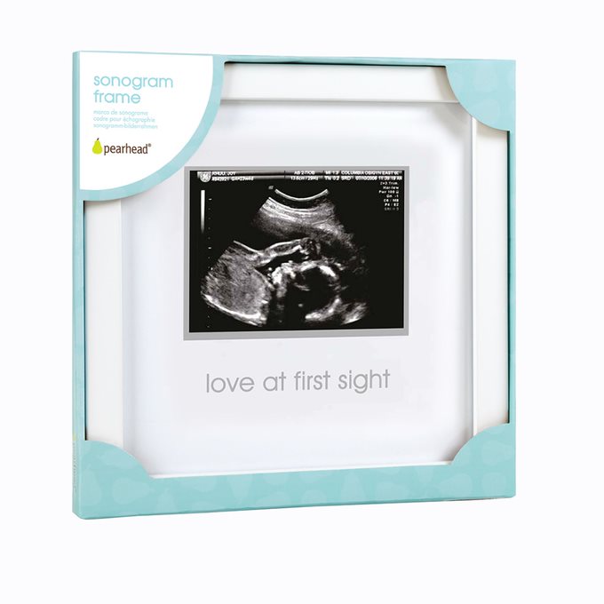 Pearhead Sonogram Frame Small White