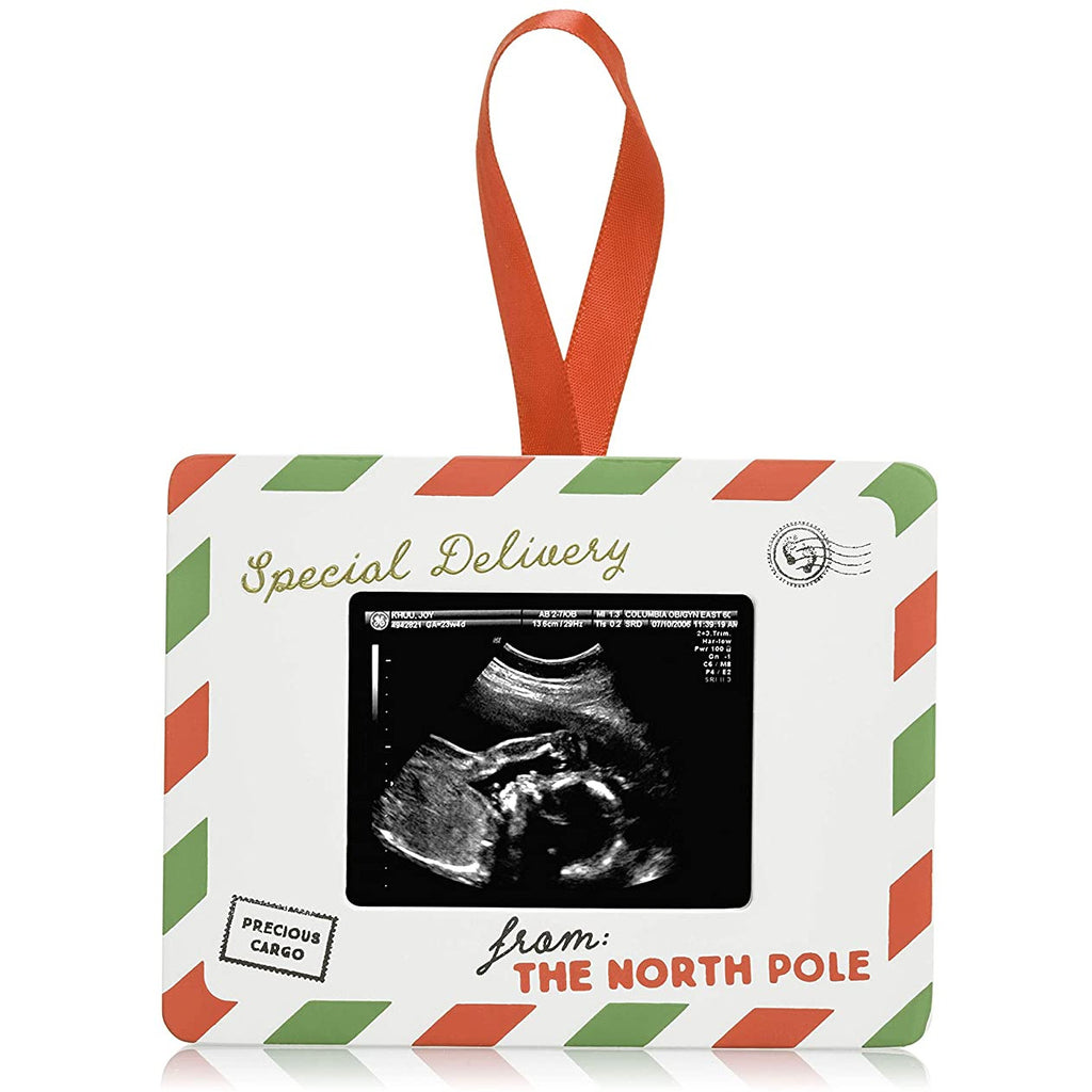 Pearhead Special Delivery Sonogram Frame for Moms White