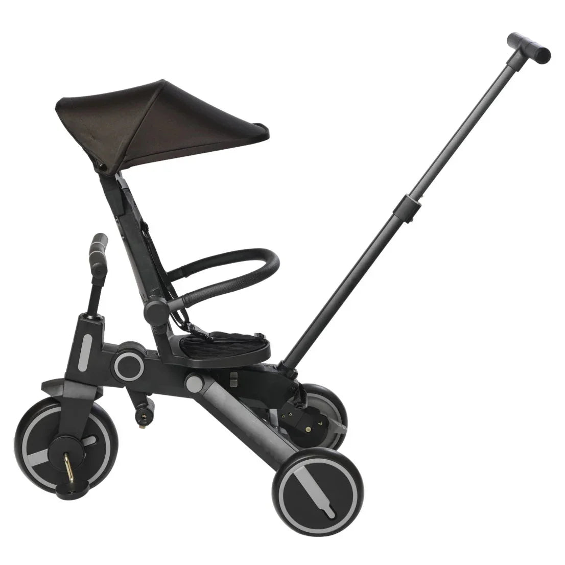 Peekaboo 3-in-1 Xplore Tricycle with Canopy Blue/Black Age- 18 Months to 5 Years