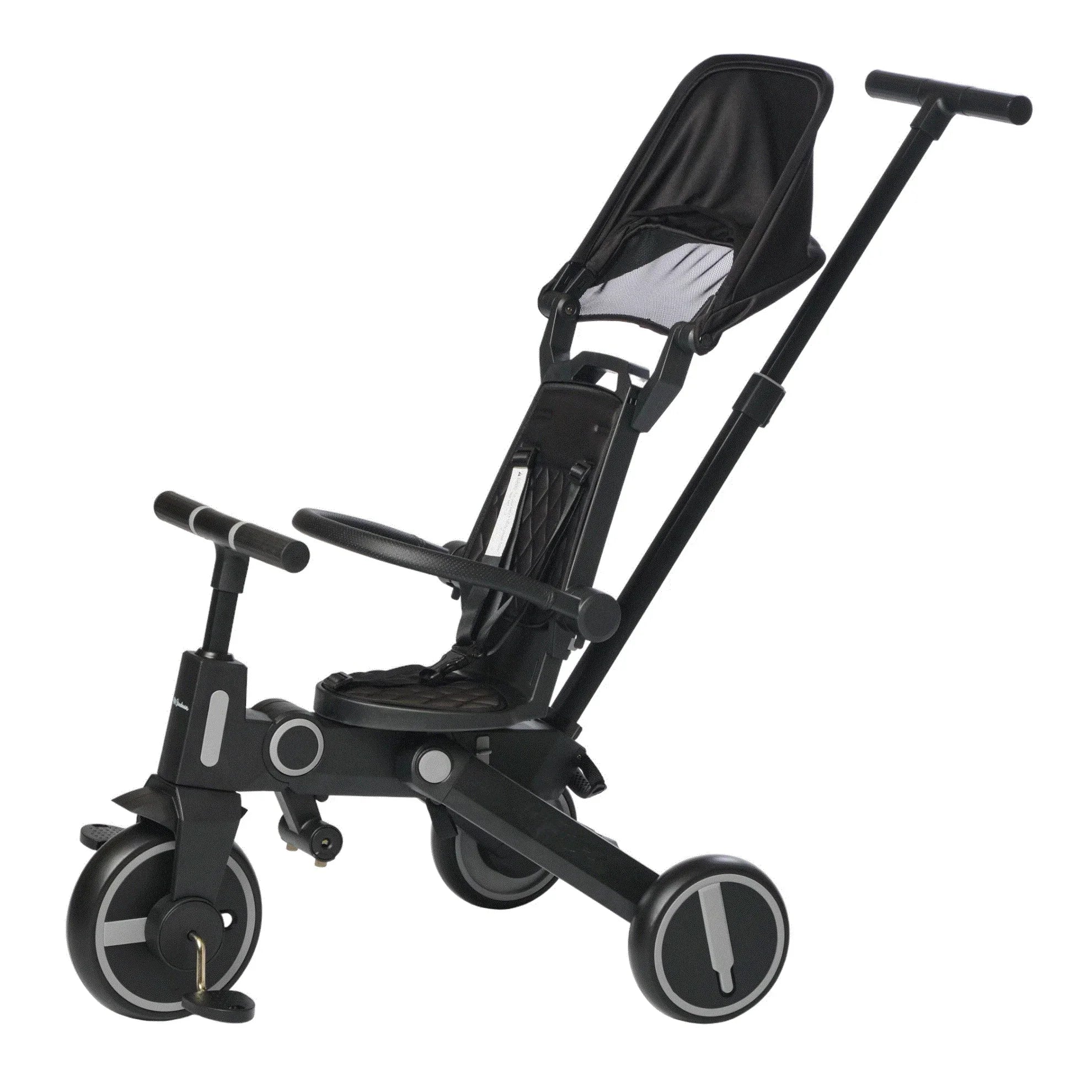 Peekaboo 3-in-1 Xplore Tricycle with Canopy Blue/Black Age- 18 Months to 5 Years