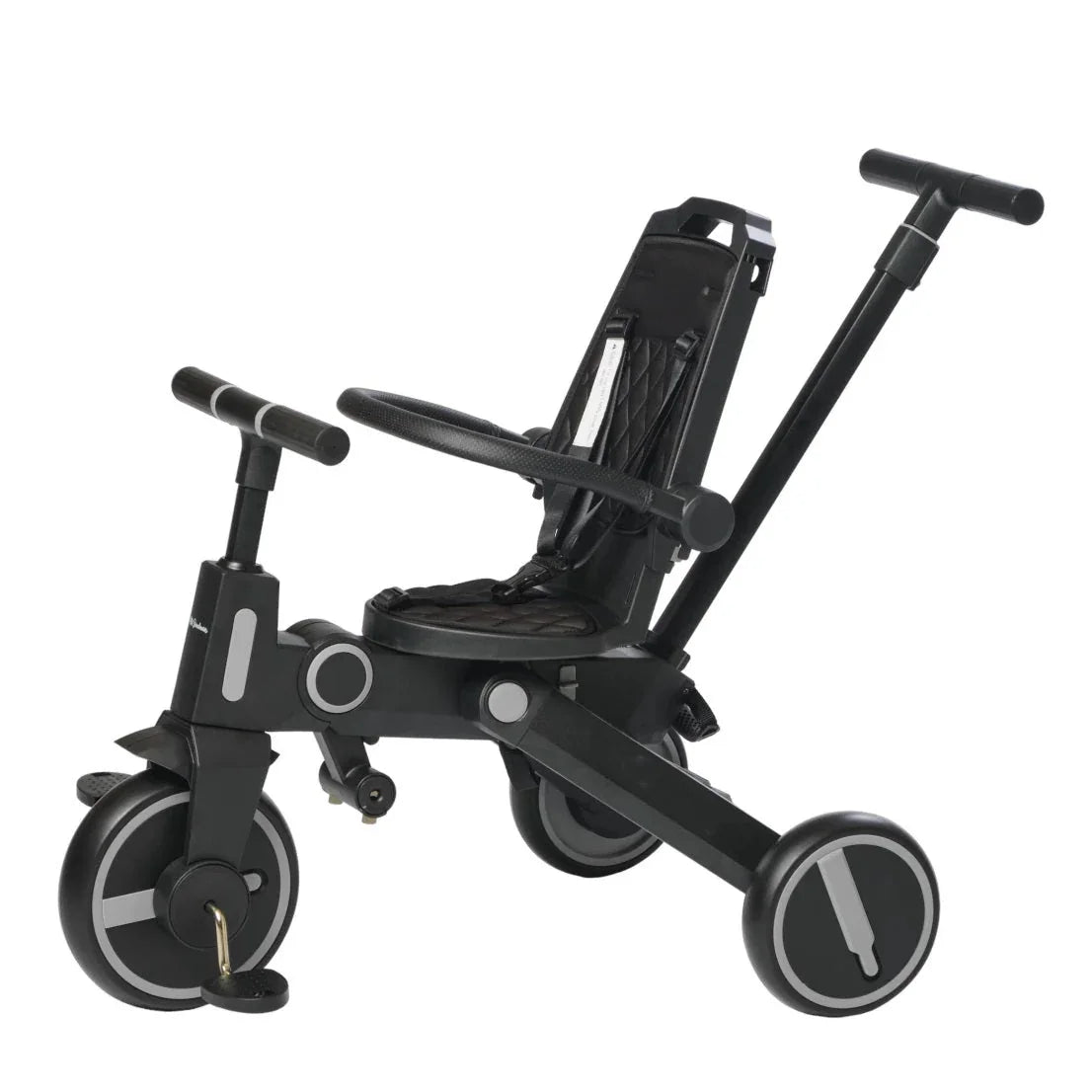 Peekaboo 3-in-1 Xplore Tricycle with Canopy Blue/Black Age- 18 Months to 5 Years
