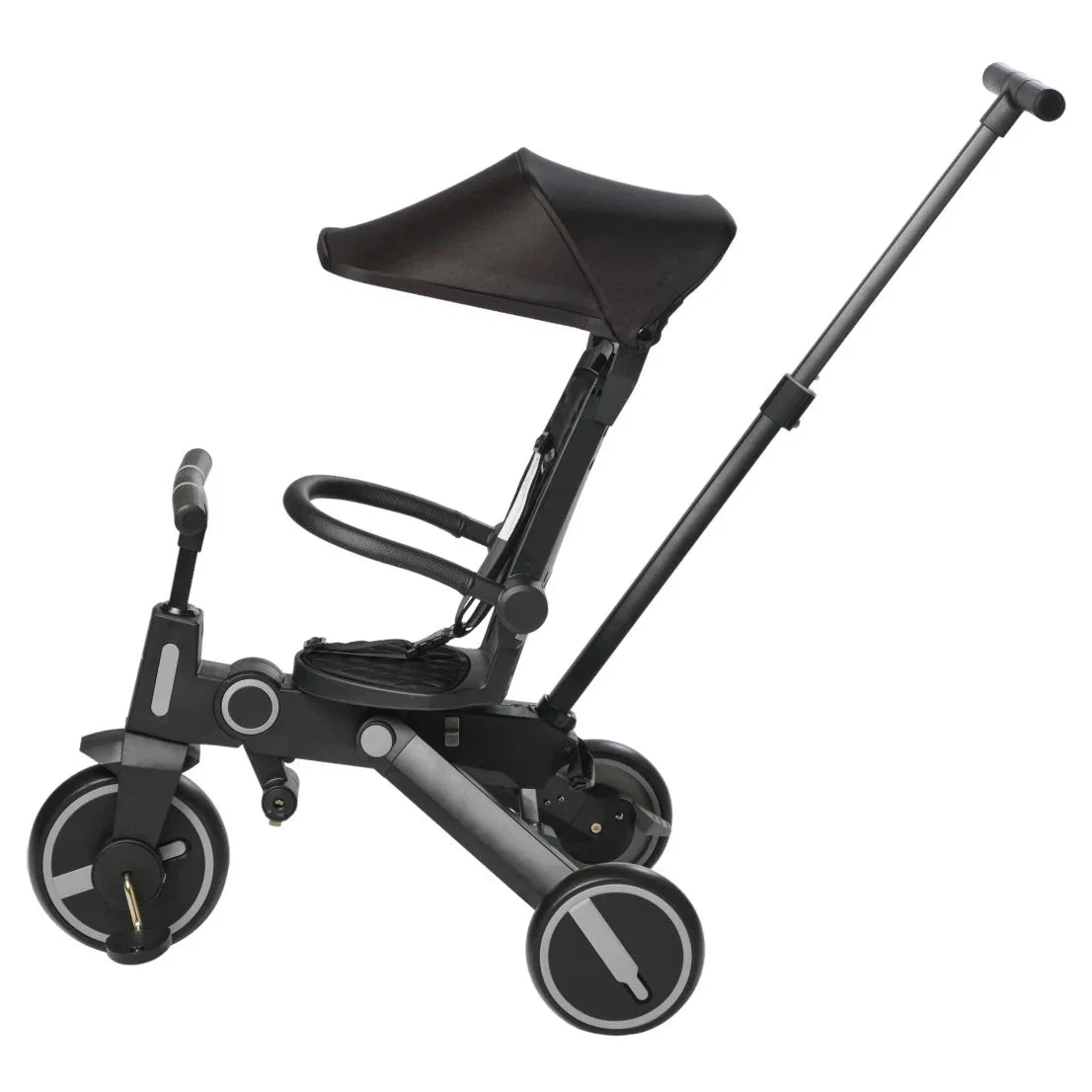 Peekaboo 3-in-1 Xplore Tricycle with Canopy Blue/Black Age- 18 Months to 5 Years