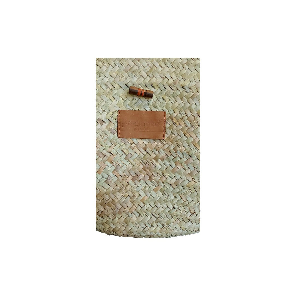 Peekaboo Medium Woven Shopping Basket