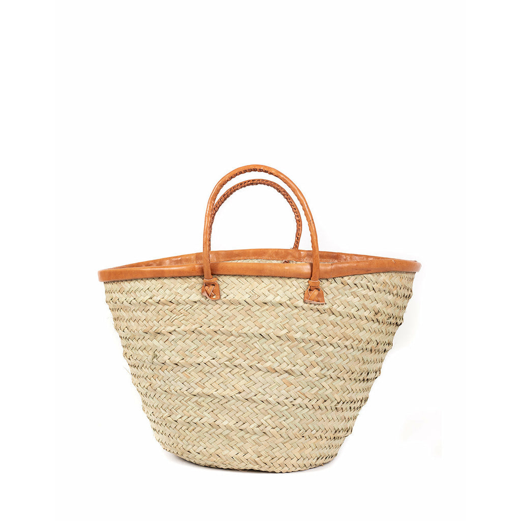 Peekaboo Medium Woven Shopping Basket