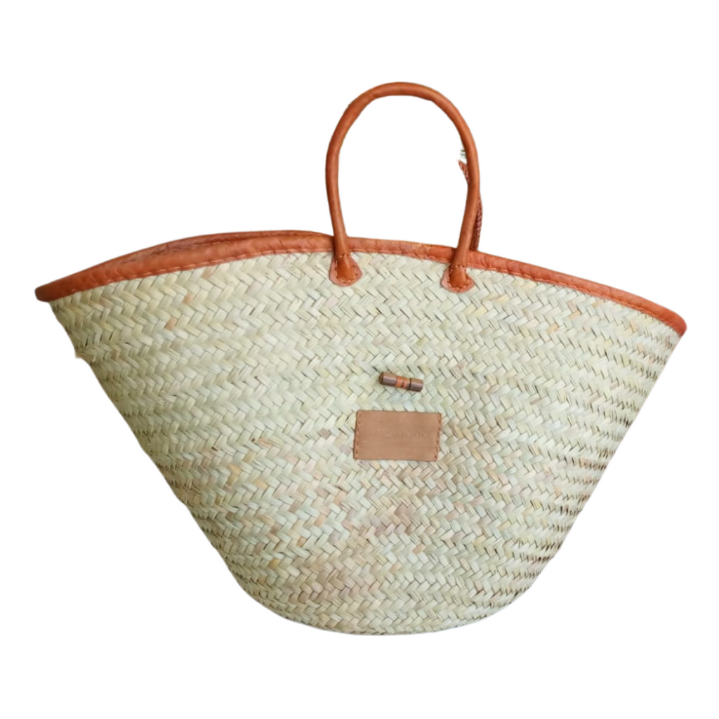 Peekaboo Medium Woven Shopping Basket