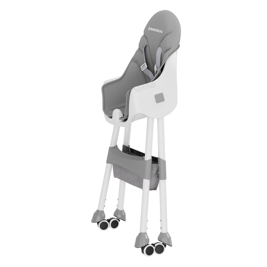 Peekaboo Premium 3 in 1 Comfy High Chair Slate Grey Age- 6 Months to 4 Years