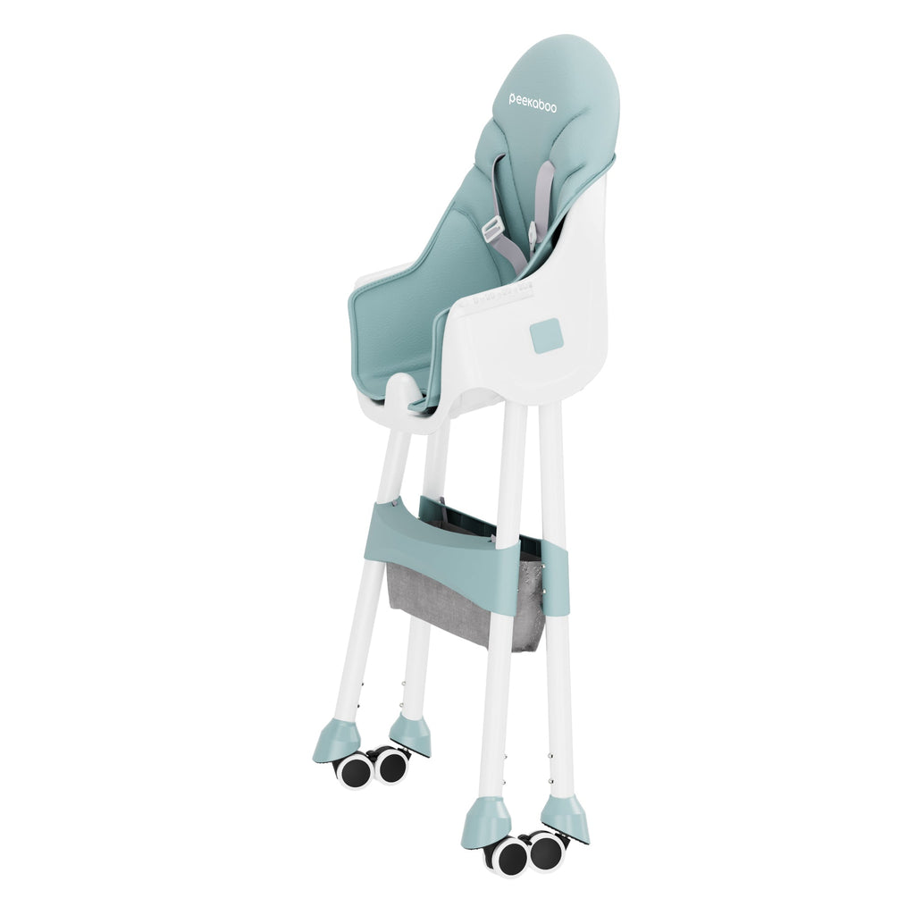 Peekaboo Premium 3 in 1 Comfy High Chair Mint Green Age- 6 Months to 4 Years