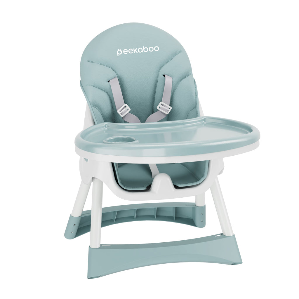 Peekaboo Premium 3 in 1 Comfy High Chair Mint Green Age- 6 Months to 4 Years
