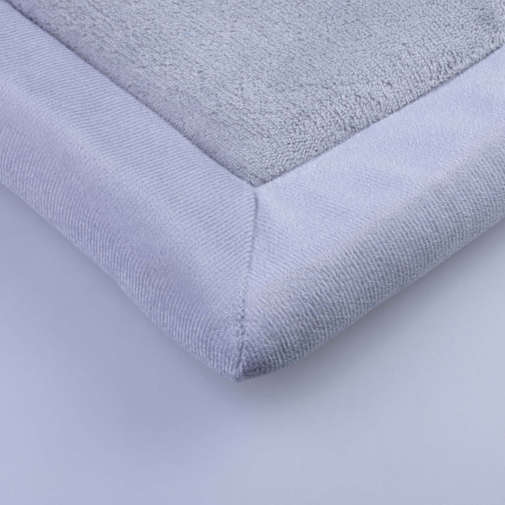 Peekaboo Tatami Fleece Rectangular Carpet/ Baby Play Mat (140 x 200 cm) Light Grey Age- Newborn & Above