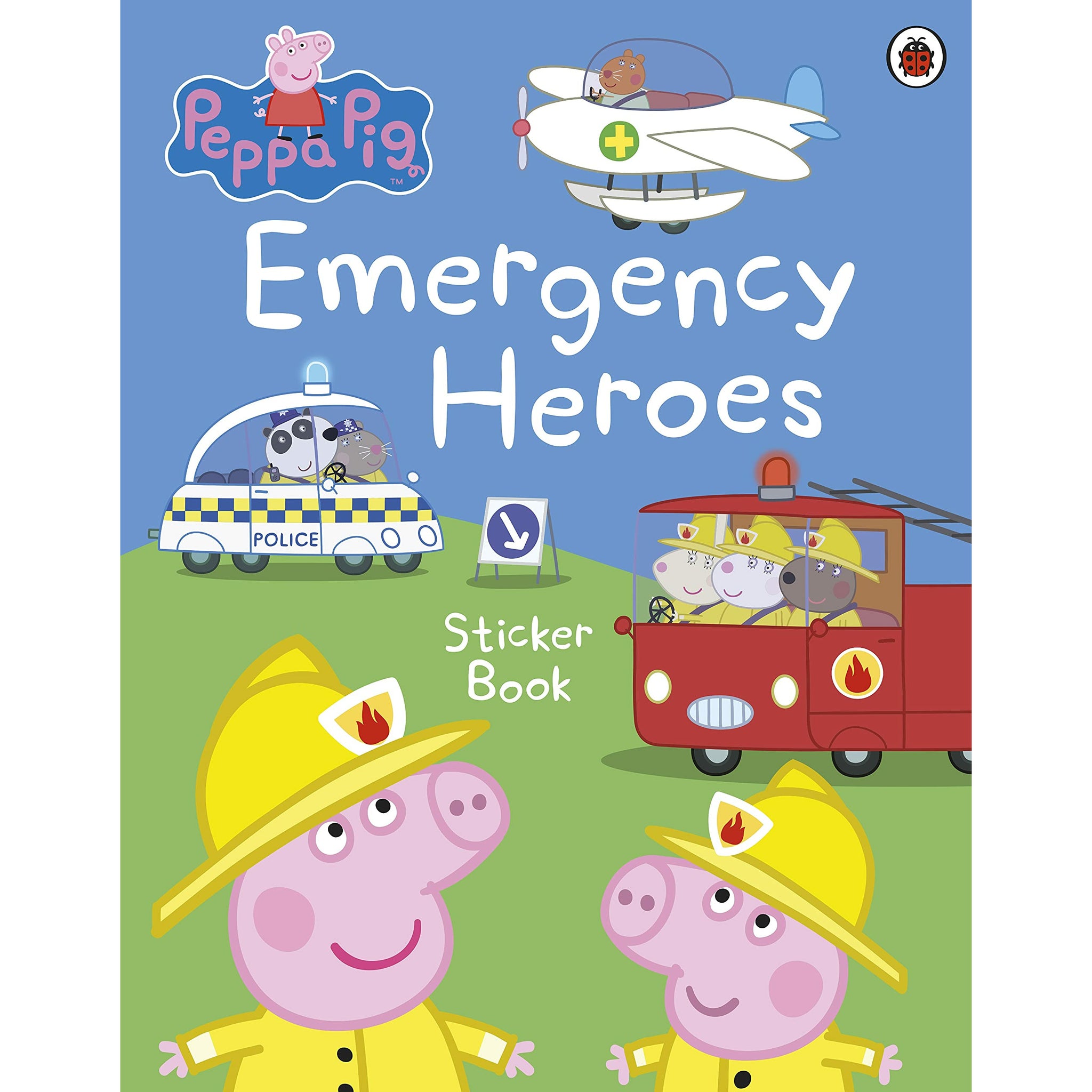 Peppa Pig Emergency Heroes Sticker Book Peekaboo