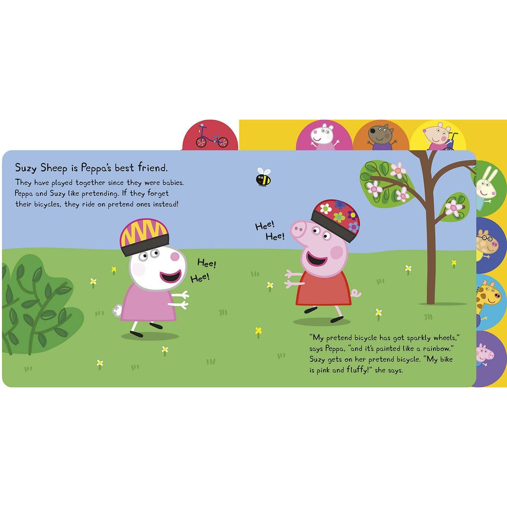 Peppa Pig: Peppa And Friends : Tabbed Board Book By Peppa Pig Board Book
