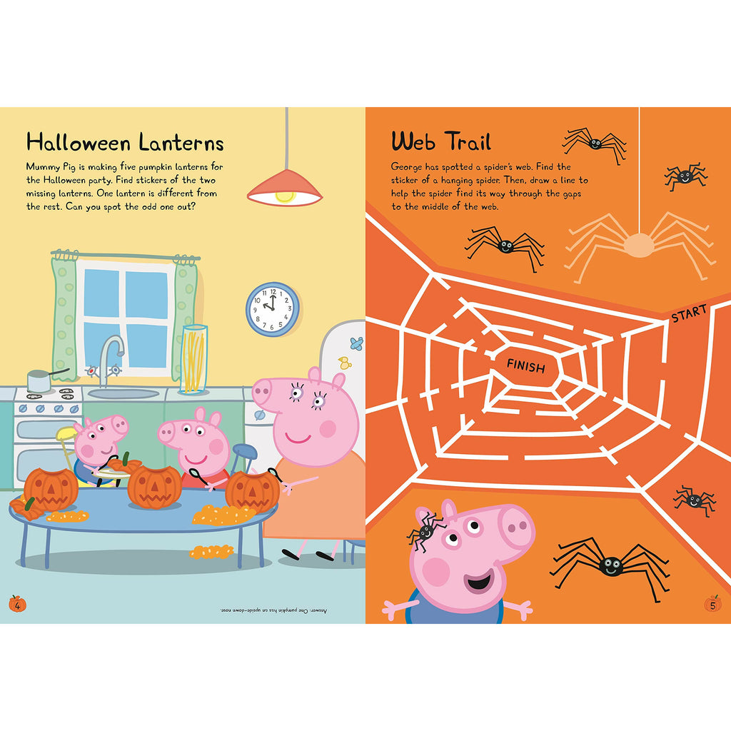 Peppa Pig: Peppa's Halloween Sticker Activity Book