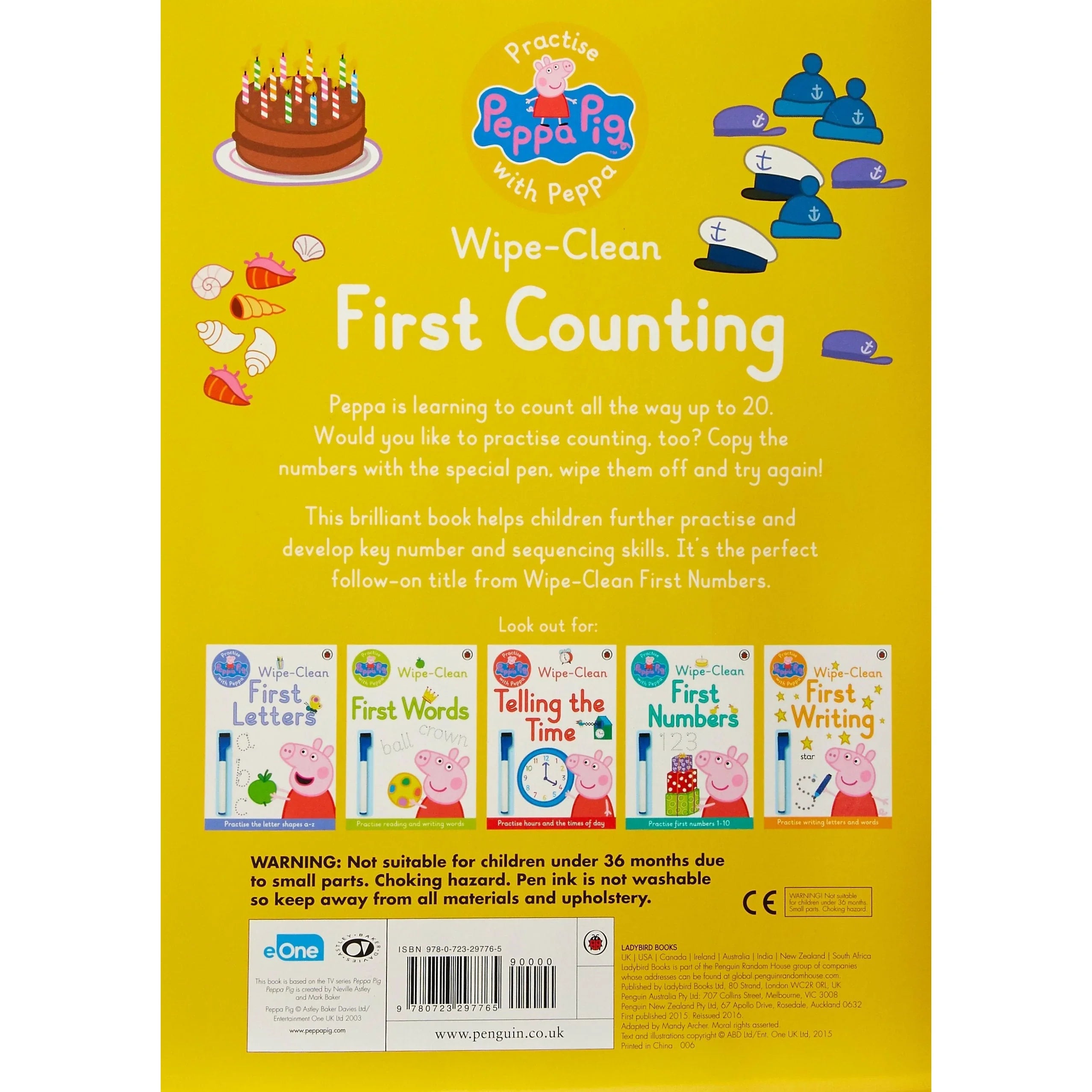 Peppa Pig: Practise with Peppa, Wipe-Clean First Counting - Peekaboo
