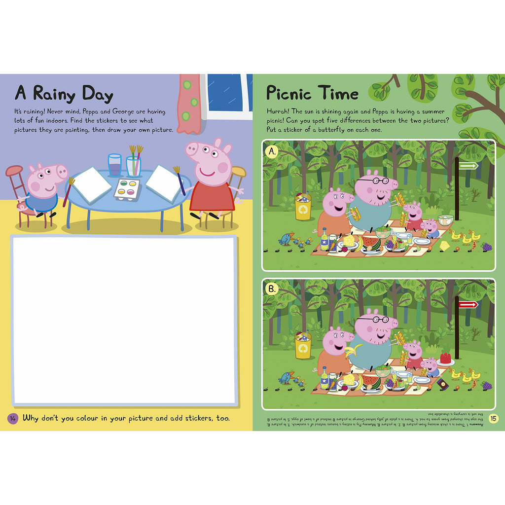 Peppa Pig: Summer Fun! Sticker Activity Book