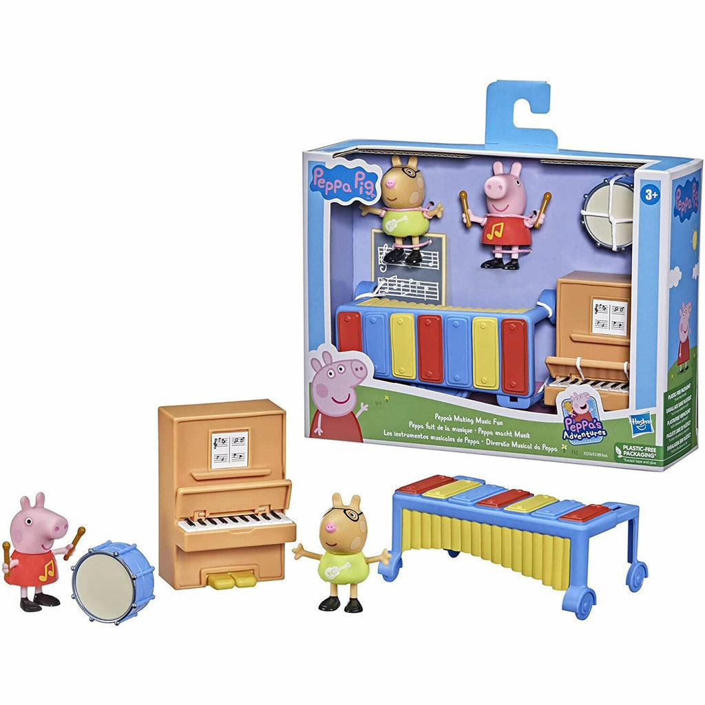 Peppa Pig’s Adventures Making Music Fun Playset Multicolor Age- 3 Years & Above